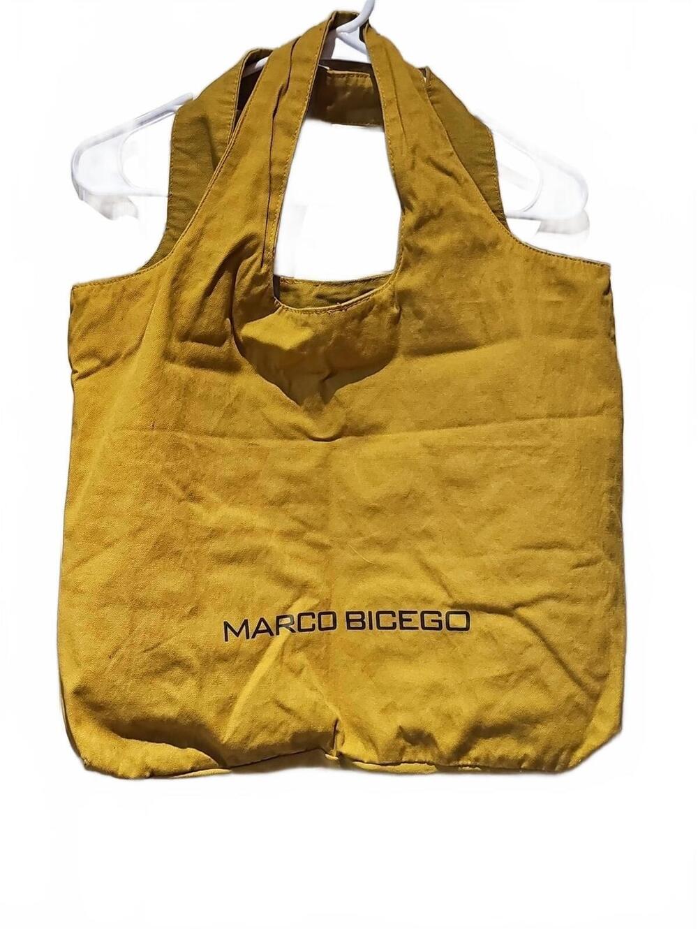 Marco Bicego Shoulder Bag Or Tote Canvas Harvest Yellow Market Weekend Shopping